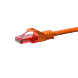 Cat6 internetkabel 2m oranje 100% koper - onafgeschermd