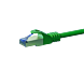 Cat6a internetkabel 2m groen 100% koper - extra afgeschermd
