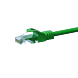 Cat5e internetkabel 0,25m groen 100% koper - onafgeschermd