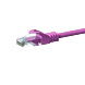 Cat5e internetkabel 15m roze 100% koper - onafgeschermd