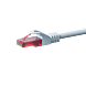 Cat6 internetkabel 1m wit 100% koper - onafgeschermd