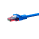 Cat6 internetkabel 0,15m blauw 100% koper - onafgeschermd