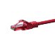Cat6 internetkabel 0,25m rood 100% koper - onafgeschermd