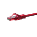 Cat6 internetkabel 1m rood 100% koper - onafgeschermd