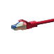 Cat6a internetkabel 1m rood 100% koper - extra afgeschermd
