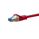 Cat6a internetkabel 20m rood 100% koper - extra afgeschermd