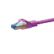 Cat6a internetkabel 3m roze 100% koper - extra afgeschermd