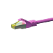 Cat7 internetkabel 20m roze 100% koper - extra afgeschermd