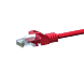 CAT5e internetkabel 0,50m rood - onafgeschermd - CCA