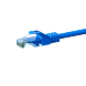 Cat6 internetkabel 0,25m blauw - onafgeschermd - CCA