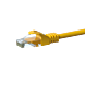 Cat6 internetkabel 1,50m geel - onafgeschermd - CCA