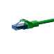 Cat6a internetkabel 15m groen - 100% koper - onafgeschermd