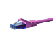 Cat6a internetkabel 1,50m roze 100% koper - onafgeschermd