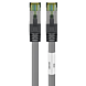 Cat8 internetkabel 3m grijs 100% koper - extra afgeschermd