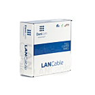 DANICOM Cat6a internetkabel op rol 50m stranded grijs PVC (Fca) - extra afgeschermd