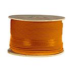 DANICOM Cat7 internetkabel op rol 500m solid grijs LSZH (Dca) - extra afgeschermd