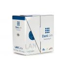 Cat6 internetkabel op rol 305m solid grijs CCA - extra afgeschermd