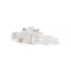 CAT6A Connector RJ45- Unshielded met hulpstukje - voor stugge kern - 10 stuks