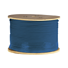 DANICOM Cat6a internetkabel op rol 305m solid grijs LSZH (Dca) - extra afgeschermd