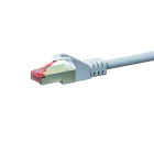 Cat6 internetkabel 0,50m wit 100% koper - extra afgeschermd