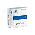 DANICOM Cat5e internetkabel voor buiten op rol 100m solid zwart PE (Fca) - niet afgeschermd