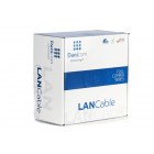 DANICOM Cat6 internetkabel op rol 100m solid grijs LSZH (Eca) - afgeschermd