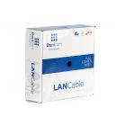 DANICOM Cat6 internetkabel op rol 50m solid grijs LSZH (Eca) - afgeschermd