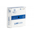 DANICOM Cat6 internetkabel op rol 50m solid grijs LSZH (Eca) - afgeschermd