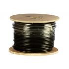 DANICOM Cat5e internetkabel voor buiten op rol 305m solid zwart PE (Fca) -  afgeschermd