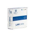 DANICOM Cat6a internetkabel op rol 50m stranded grijs PVC (Fca) - extra afgeschermd