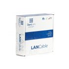 DANICOM Cat5e internetkabel op rol 100m solid blauw LSZH (Eca) - onafgeschermd