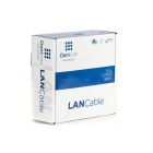 DANICOM Cat5e internetkabel op rol 100m stranded grijs PVC (Fca) - afgeschermd