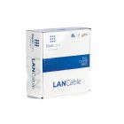 DANICOM Cat6 internetkabel op rol 50m stranded grijs PVC (Fca) - onafgeschermd