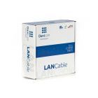 DANICOM Cat6 internetkabel op rol 50m solid grijs PVC (Eca) - onafgeschermd