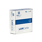 DANICOM Cat6 internetkabel op rol 50m solid grijs PVC (Eca) - onafgeschermd