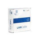 DANICOM Cat6a internetkabel op rol 50m solid grijs LSZH (Eca) - onafgeschermd