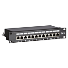 10 inch CAT5e FTP patchpaneel - 12 poorts