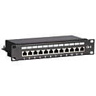 10 inch CAT6 FTP patchpaneel - 12 poorts