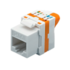 CAT6 keystone internetstekker (zonder gereedschap) twist - onafgeschermd