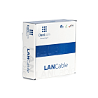 Cat6 internetkabel op rol 100m stranded grijs CCA - extra afgeschermd