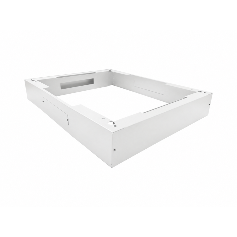 Sokkel voor 19 inch serverkasten 800x800x150mm (BxDxH) - Wit