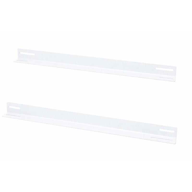 L-profiel 2-pack geschikt voor 450mm diepe wandkasten - wit