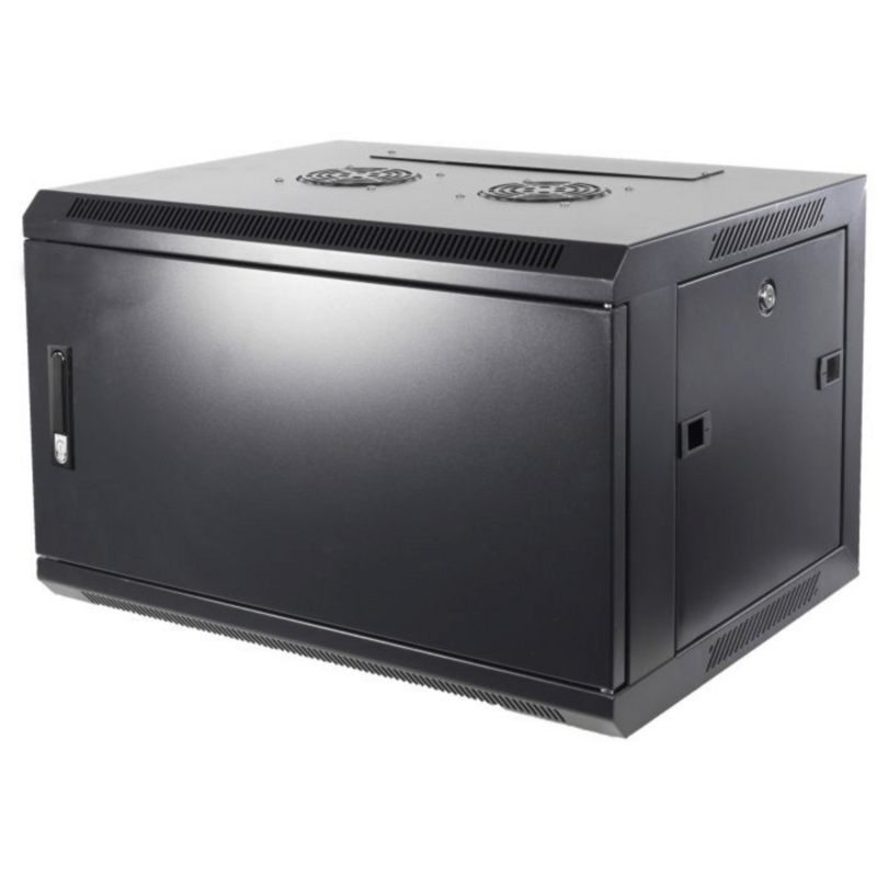 6U wandkast met metalen deur 600x450x368mm (BxDxH)