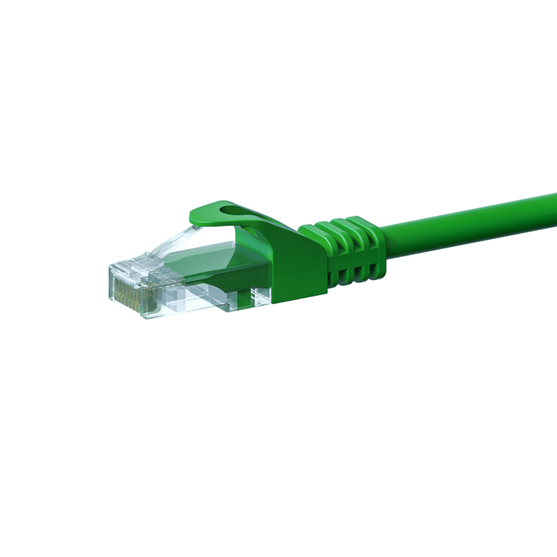 Cat5e internetkabel 20m groen 100% koper - onafgeschermd