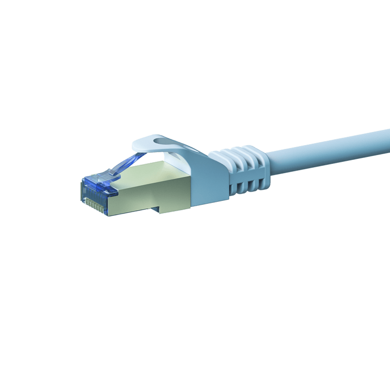 Cat6a internetkabel 20m wit 100% koper - extra afgeschermd