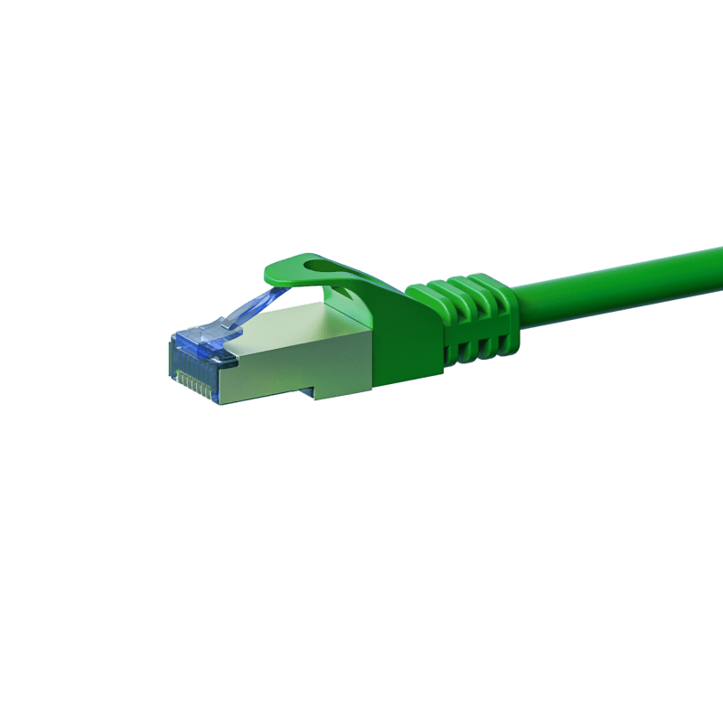 Cat6a internetkabel 50m groen 100% koper - extra afgeschermd