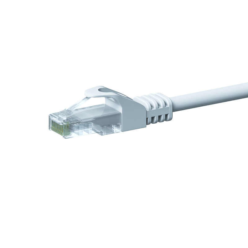 CAT5e internetkabel 1m wit - onafgeschermd - CCA