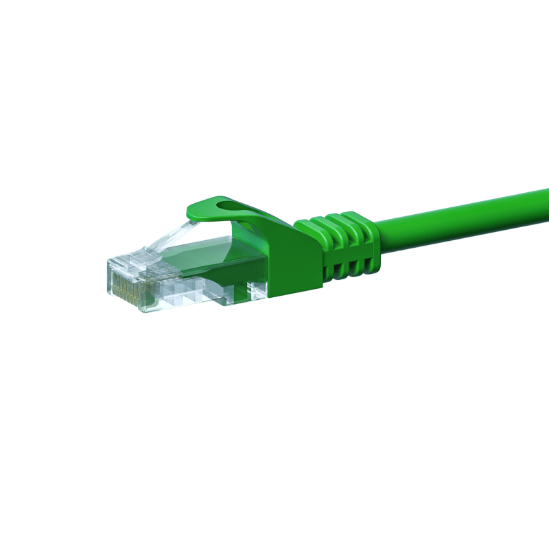 CAT5e internetkabel 1,50m groen - onafgeschermd - CCA