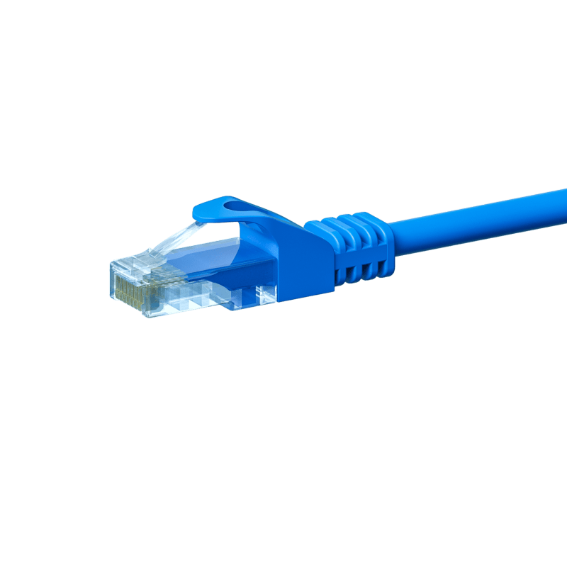 CAT5e internetkabel 0,50m blauw - onafgeschermd - CCA