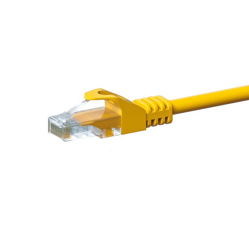 CAT5e internetkabel 1m geel - onafgeschermd - CCA